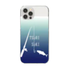 CHOTTOPOINTの海釣り好き Clear Smartphone Case