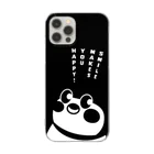 “すずめのおみせ” SUZURI店のSmile makes you happy♪ Clear Smartphone Case