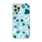 Teal Blue CoffeeのTealBlueItems Clear Smartphone Case