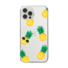 ストリートファッションはEighTwOne-821-(えいとぅーわん はちにーいち)のパイナップルマン🍍 Clear Smartphone Case