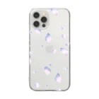 儚くて脆い 夢か現かの儚げな花びら Clear Smartphone Case