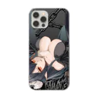 LEWDCOMPLEXのChained dragon phone case Clear Smartphone Case