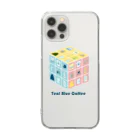 Teal Blue CoffeeのTealBlueItems _Cube COMPLETE Ver. Clear Smartphone Case