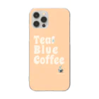 Teal Blue Coffeeのポスターどこに貼る？_ sherbet Ver. Clear Smartphone Case