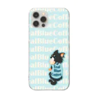 Teal Blue Coffeeのなに？_colorful Ver. Clear Smartphone Case