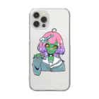 ▼ BUUUUUN ▲のZOMBIEEEEEちゃん Clear Smartphone Case