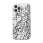 落書きジョーカーのBUS STOP GIRL Clear Smartphone Case