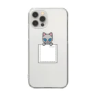 猫部のねこ　pokenyan　ロシにゃん Clear Smartphone Case