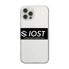 IOST_Supporter_CharityのIOST ロゴ+  クリアスマホケース