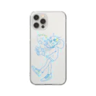 Combexのふわふわベックス Clear Smartphone Case