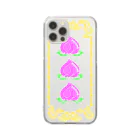 いちごちゃんのももノーマル Clear Smartphone Case