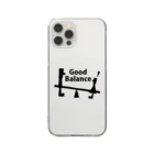 おしゃれなロゴT-utaneのGood Balance Clear Smartphone Case