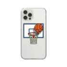すとろべりーガムFactoryのバスケットゴール Clear Smartphone Case