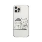 冬虫夏草洋品店&トッキータ.のねこさんとぼく Clear Smartphone Case