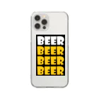 tamaccoのＢＥＥＲ Clear Smartphone Case