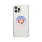 大きい犬のかわいいケーキ Clear Smartphone Case