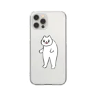 makomoのおもしろショップの首もげ（ちょっと小） Clear Smartphone Case