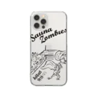 SAUNA ZOMBIESのSAUNA ZOMBIES -アウフギーガ スマホケース - Clear Smartphone Case
