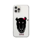 mya-mya=MIYA JUNKO's shop 02のLION GIRL Clear Smartphone Case