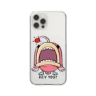 イラスト MONYAAT のCT32海の底のあんこ姫*HEY YOU!*A-2 Clear Smartphone Case