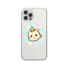 ぽんぽこあんぽんたんの天使な赤ちゃん Clear Smartphone Case