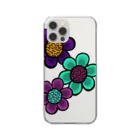 なすびのお花さん Clear Smartphone Case