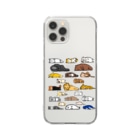 奇×屋の文字なし無気力動物園 Clear Smartphone Case