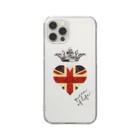 izumixxx_crownのcrownxxx_UKハート Clear Smartphone Case