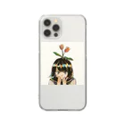 NEOKO′S SHOP🏠🐕🌷のあほの花、咲く Clear Smartphone Case