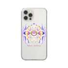 SPOOPY TOWNのMelting eyes_hologram #2 Clear Smartphone Case