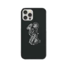 maruc.pupoのメガスポーツバイク 黒  縦 Clear Smartphone Case