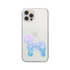 AtelierBoopの花-sun 2 ピジョンフリーゼ Clear Smartphone Case