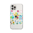 すとろべりーガムFactoryのドットSummer no.2 Clear Smartphone Case