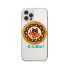 あくざわめぐみSHOPのDOUGHNUT Clear Smartphone Case