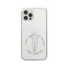 TaikiRacingClubShopのmarulogo【SPA】kuro Clear Smartphone Case