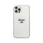 里野書店のRUGBY-FB- Clear Smartphone Case