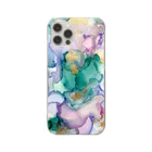 com eddy コムエディーのalcohol ink art №2 Clear Smartphone Case