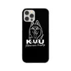 KUU(Siberian Husky)のKUUロゴ クリアスマホケース