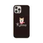 まみおデザインのスマホケース　秋田犬（Kanna） Clear Smartphone Case