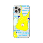 LalaHangeulのLonghorn Cowfish(コンゴウフグ) Clear Smartphone Case