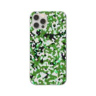 Military Casual LittleJoke のCamo AGR Green アグレッサー迷彩 緑色 サバゲー装備 Clear Smartphone Case