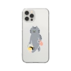 SUIMINグッズのお店のシャイな玉子握り Clear Smartphone Case