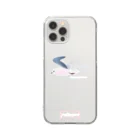 スタジオアイルのヒメクビワカモメ（クリア） Clear Smartphone Case