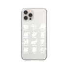 SU-KUのThe Zodiac of Fukushima(白抜き) Clear Smartphone Case