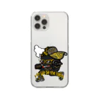 オリジナルデザインTシャツ　SMOKIN'の黒豆DJ Clear Smartphone Case