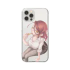 オリジナルイラストグッズ -南カナ-のOLさん　-リップ- Clear Smartphone Case