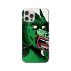 れいしょうのSUZURIのNFT風の龍 ~Dragon Face Is Scar~ Clear Smartphone Case