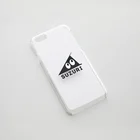 LalaHangeulのメンダコさんドットバージョン Clear Smartphone Case :placed flat