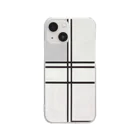 SONOTENI-ARTの028-002　モンドリアン　『コンポジション(No.1)』　クリア　スマホケース　iPhone 13mini/12mini/11Pro専用デザイン　CC4 Clear Smartphone Case