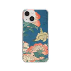 SONOTENI-ARTの003-003　葛飾北斎　『芍薬　カナアリ』　クリア　スマホケース　iPhone 13mini/12mini/11Pro専用デザイン　CC4 Clear Smartphone Case